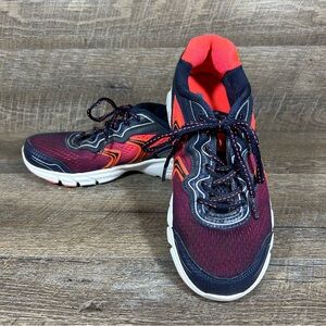 Fila Womens Stellaray 5SR20879-423 Blue Orange Running‎ Shoes Sneakers Size 7